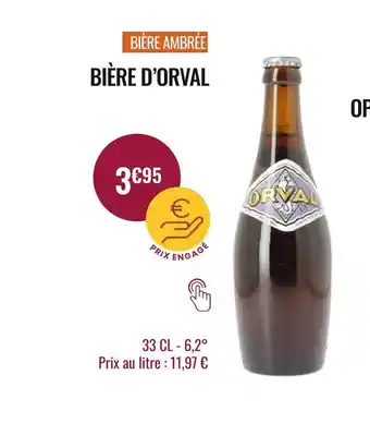 Bière d’orval bière ambrée