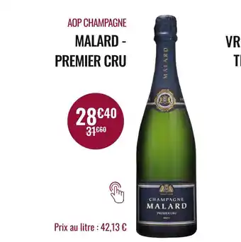 Nicolas Malard - premier cru aop champagne offre