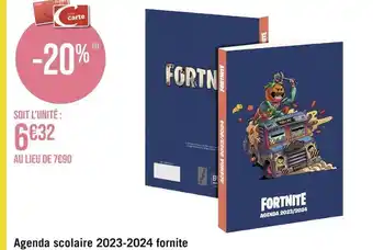 Agenda scolaire 2023-2024 fornite