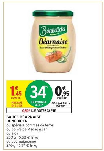Intermarché Bénédicta sauce béarnaise offre