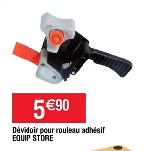 Cora x Carrefour Equip store dévidoir pour rouleau adhésif offre