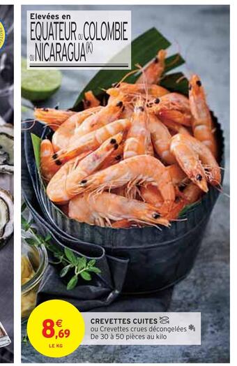 Intermarché Crevettes cuites offre