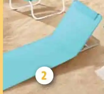 Intermarché Matelas de plage multipositions sunny offre