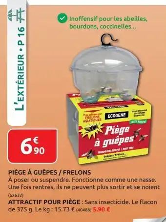 Rural Master Piège à guêpes / frelons offre