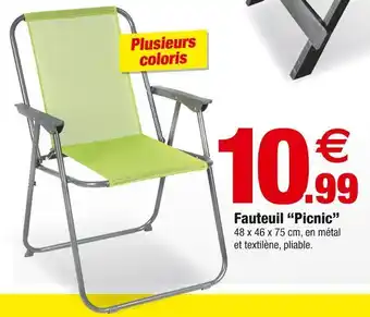 Bazarland Fauteuil “picnic” offre
