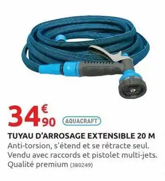 Rural Master Tuyau d'arrosage extensible 20m offre