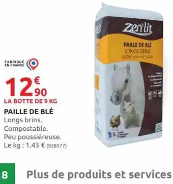 Rural Master Paille de blé offre