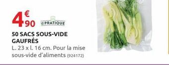 Rural Master 50 sacs sous-vide gaufrés offre