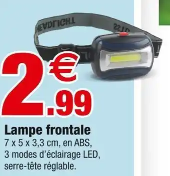 Bazarland Lampe frontale offre