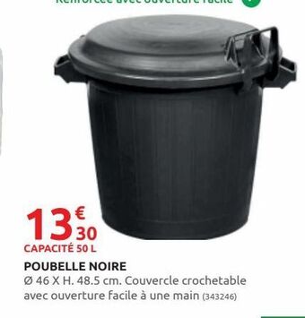 Rural Master Poubelle noire offre