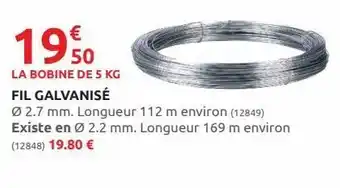 Rural Master Fil galvanisé offre