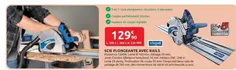Rural Master Scie plongeante avec rails offre