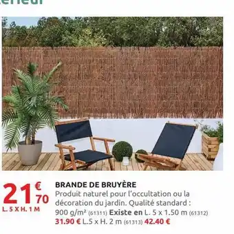 Rural Master Brande de bruyère offre