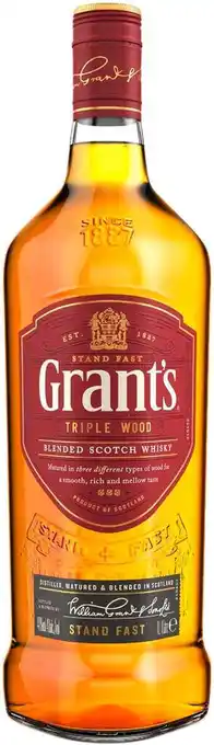 Match Grant's scotch whisky offre