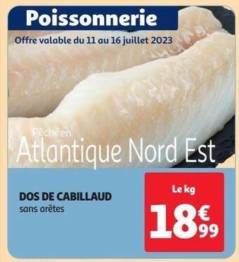 Auchan Supermarché Dos de cabillaud offre