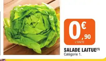 E.Leclerc SALADE LAITUE(¹) Catégorie 1. offre