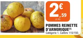 E.Leclerc POMMES REINETTE D'ARMORIQUE(¹) offre