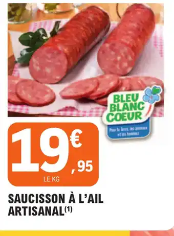 E.Leclerc SAUCISSON À L'AIL ARTISANAL(¹1) offre