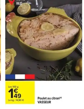 Poulet au citron(a) VASSEUR