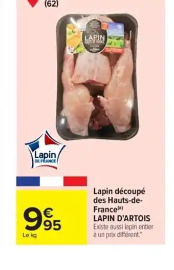 Carrefour Market Lapin découpé des Hauts-de-France(a) offre