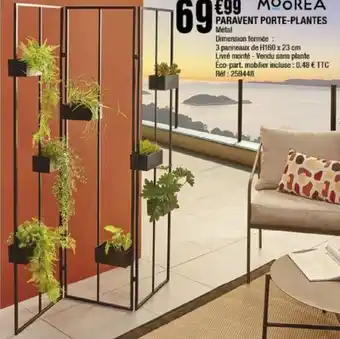 La Foir'Fouille PARAVENT PORTE-PLANTES offre