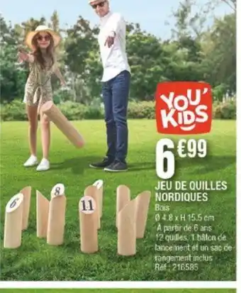 La Foir'Fouille JEU DE QUILLES NORDIQUES offre