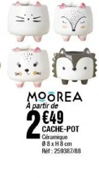 La Foir'Fouille CACHE-POT Céramique 08xH8cm offre