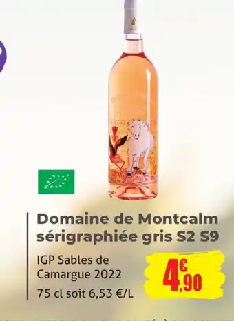 E.Leclerc Domaine de Montcalm sérigraphiée gris S2 S9 offre
