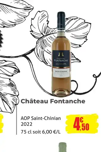 E.Leclerc Château Fontanche AOP Saint-Chinian 2022 offre