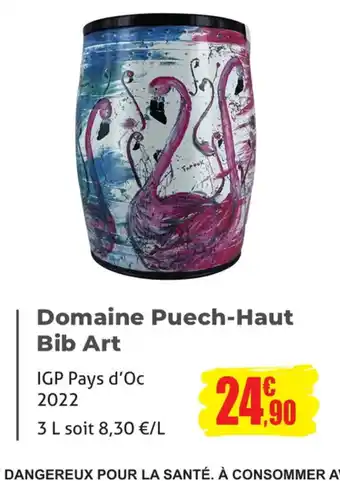 E.Leclerc Domaine Puech-Haut Bib Art offre