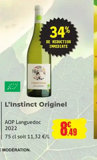 E.Leclerc L'Instinct Originel AOP Languedoc offre