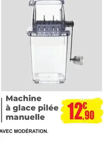 E.Leclerc Machine à glace pilée manuelle offre