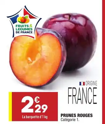ALDI Prunes rouges offre