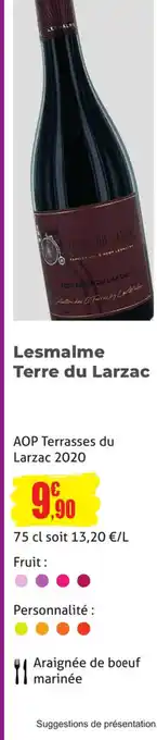 E.Leclerc Lesmalme Terre du Larzac offre
