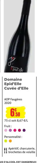 E.Leclerc Domaine Epid'Elle Cuvée d'Elle offre