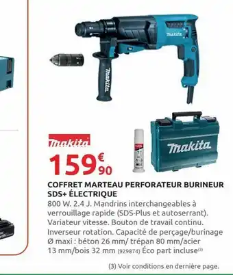 Rural Master Coffret marteau perforateur burineur sds + électrique offre