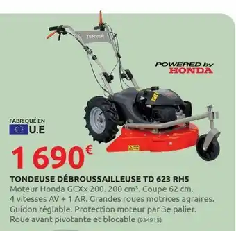 Rural Master Tondeuse débroussailleuse td 623 rh5 offre