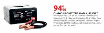 Rural Master Chargeur de batterie alaska 150 start offre