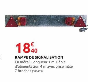 Rural Master Rampe de signalisation offre