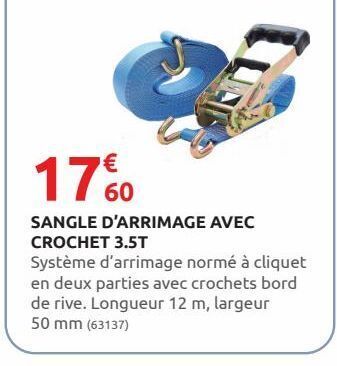 Rural Master Sangle d`arrimage avec crochet 3.5t offre