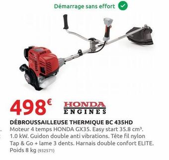 Rural Master Débroussailleuse thermique bc 435hd offre