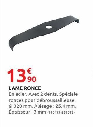 Rural Master Lame ronce offre