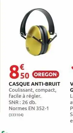 Rural Master Casque anti-bruit offre