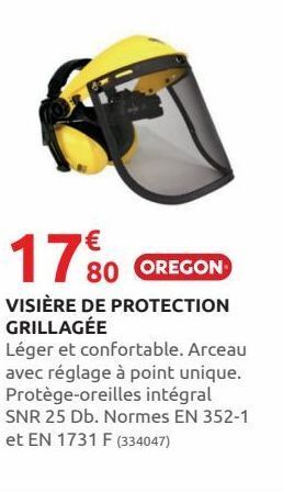 Rural Master Visière de protection grillagée offre
