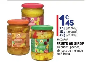 ALDI Fruits au sirop offre