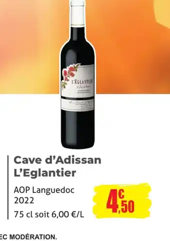 E.Leclerc Cave d'Adissan L'Eglantier offre