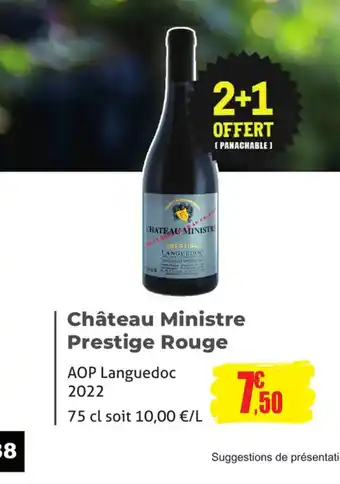 E.Leclerc Château Ministre Prestige Rouge offre