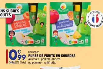 ALDI Purée de fruits en gourdes offre