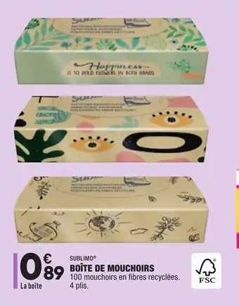ALDI Boîte de mouchoirs offre