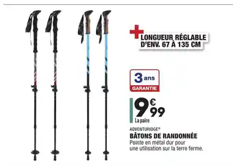 ALDI Bâtons de randonnée offre